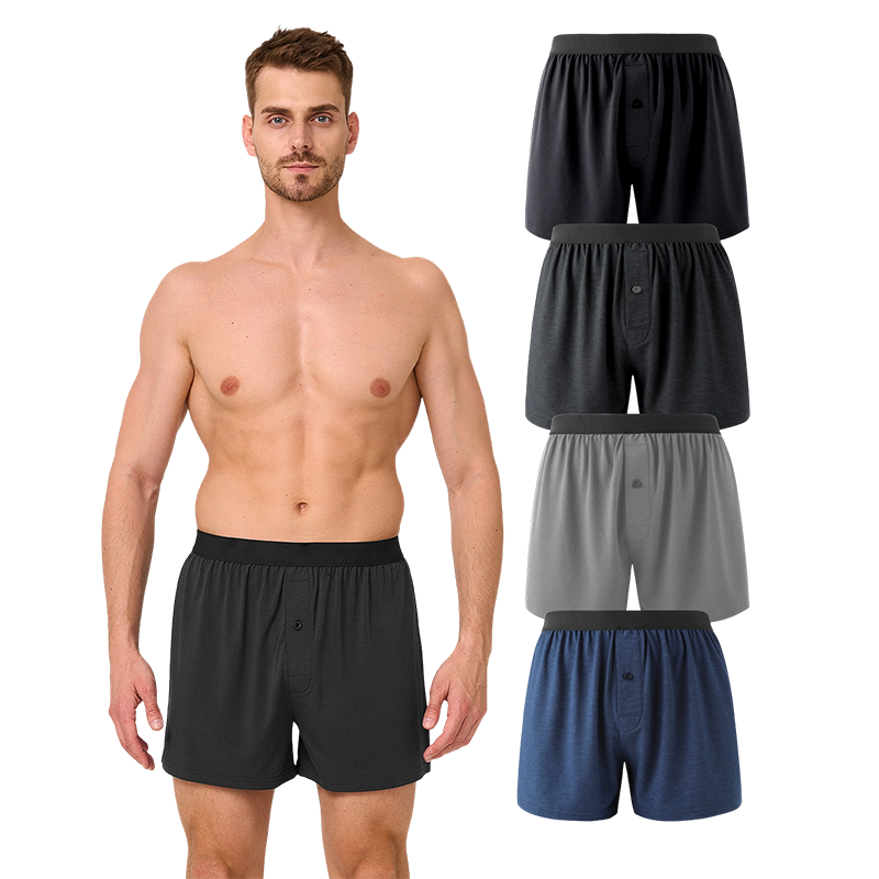 Boxershorts for menn med løs passform
